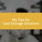My Tips for Cool Storage Solutions